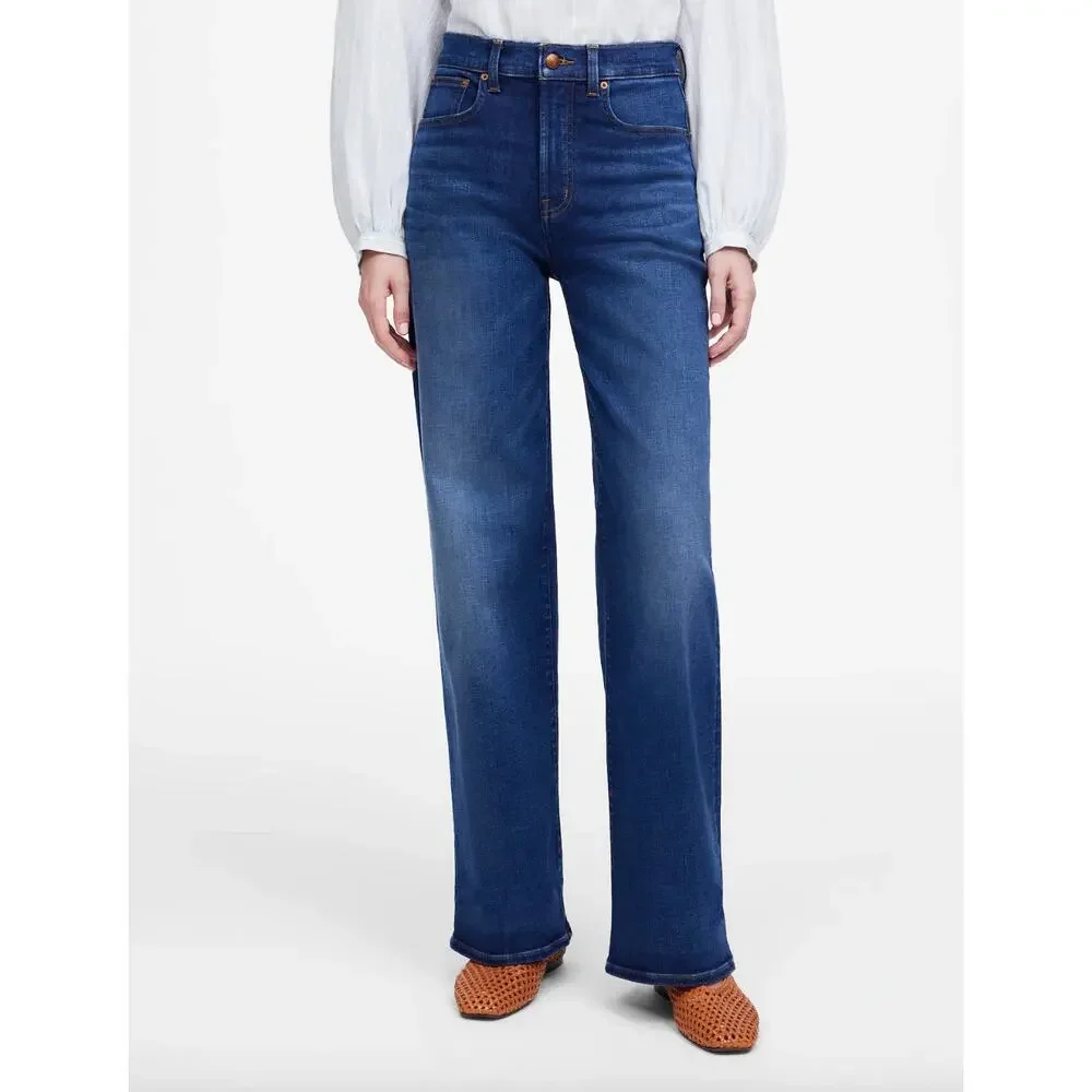 Madewell The Perfect Vintage Wide Leg Jean Pipestone Wash Blue US 27 NWT - Picture 2 of 15